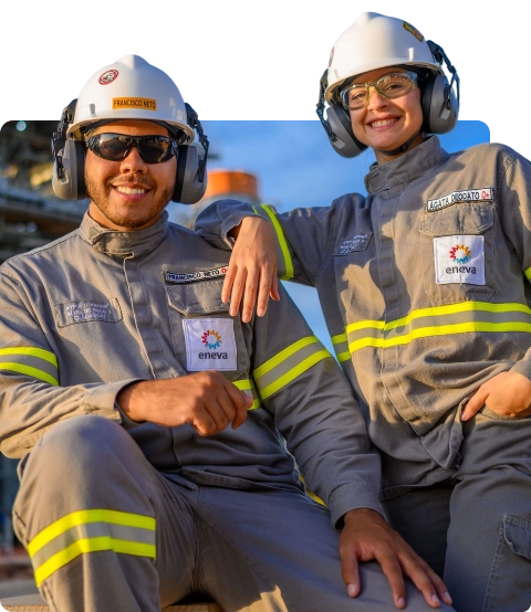 Equipe da Eneva trabalhando